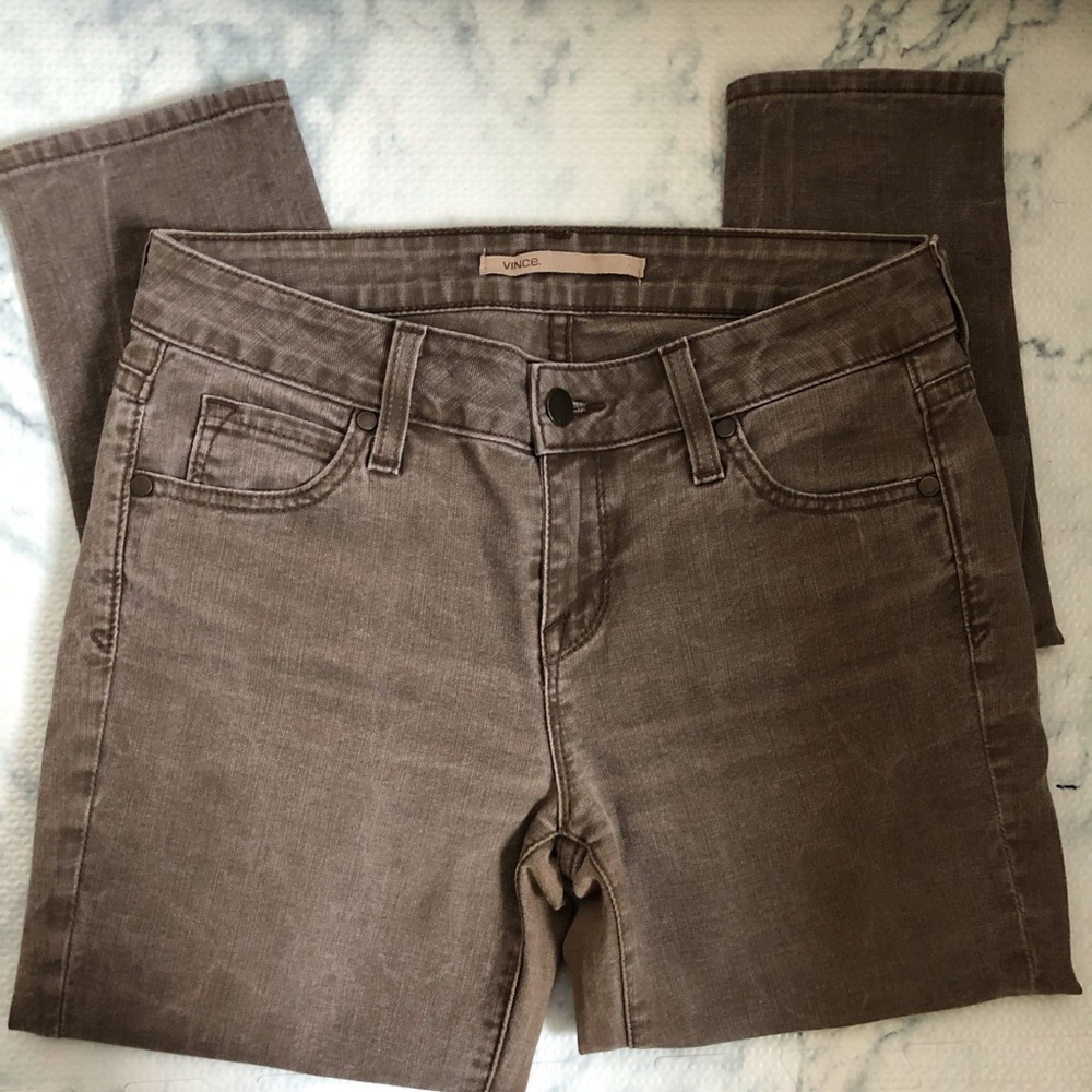 VINCE. Mid-rise Skinny Jeans